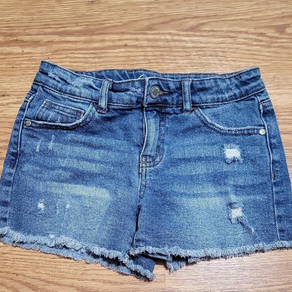 Art Class Blue Distressed Denim Shorts